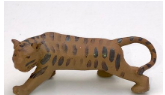 Ceramic Tiger Figurine - 1.25"